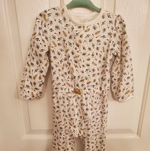 Black Gold Cream Red Christmas Mistletoe Romper